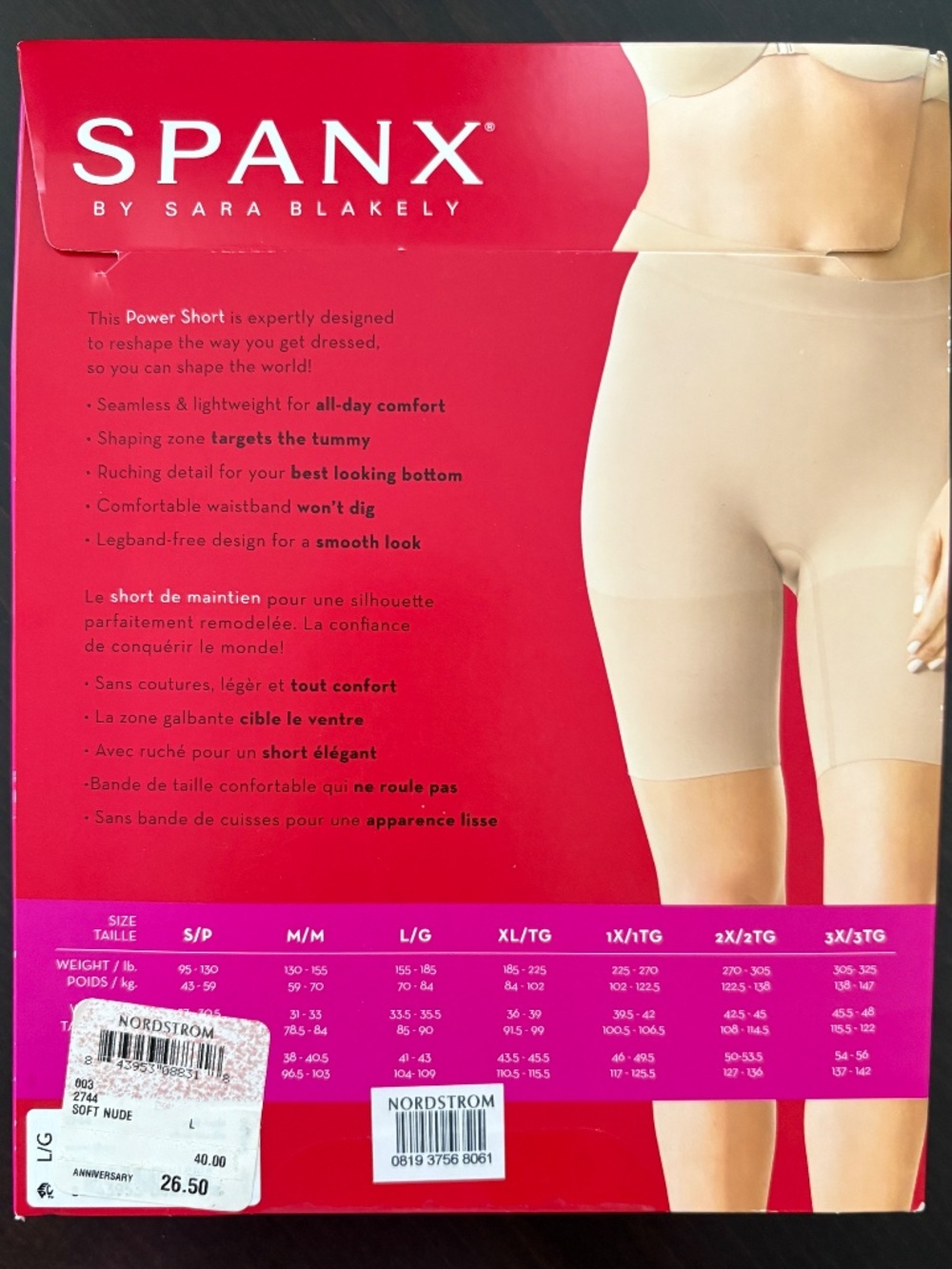 Spanx Power Short - New Unopened Box - Picture 2 of 2